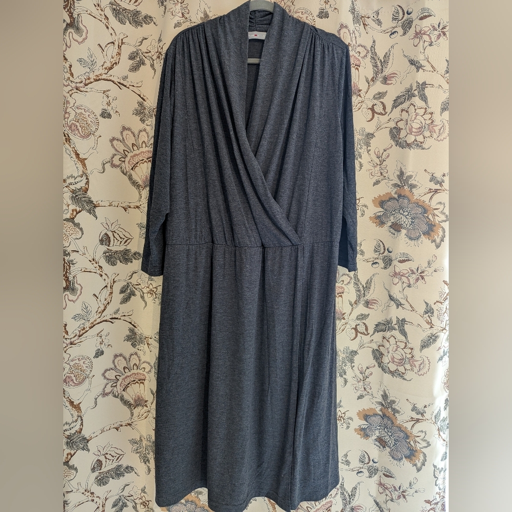 Avenue Faux wrap dress